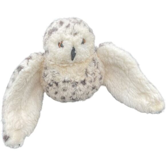 Folkmanis Snowy Owl Full Body Rotating Head Puppetry Plush - Picture 3 of 6